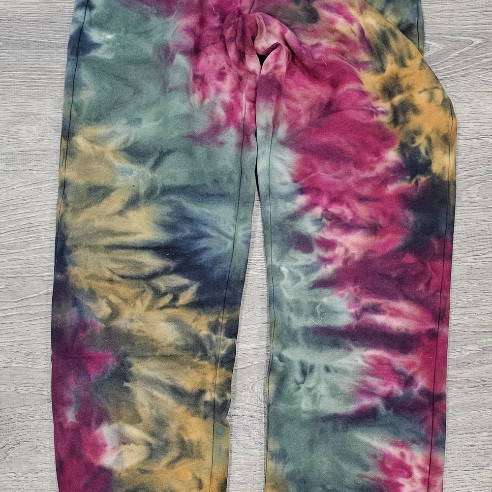 525 America Born On Bkyln Amber Multicolor Tie-Dye Joggers Size SMALL NWT - Picture 2 of 5